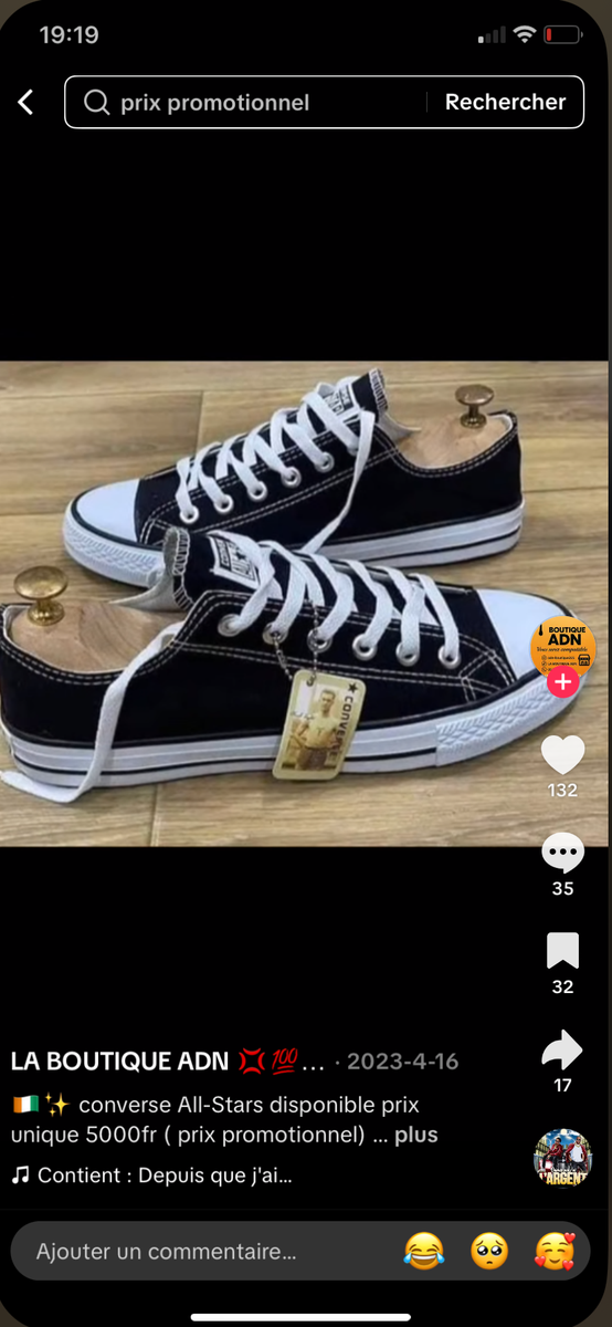 Baskets élégantes Vans et Converse