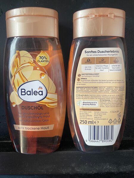 Huile de Douche Hydratante Balea