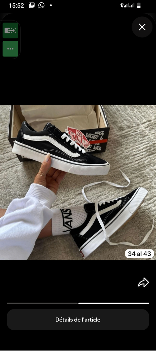 Vans Baskets Noir Classiques