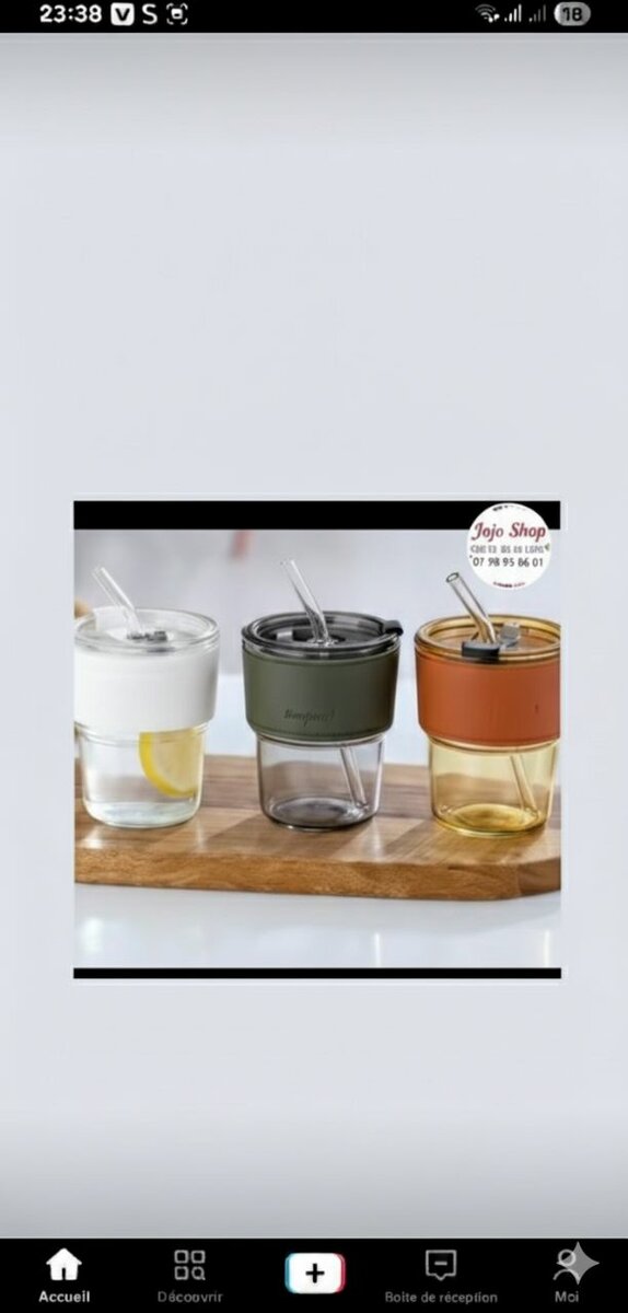 Verre Isotherme avec Couvercle