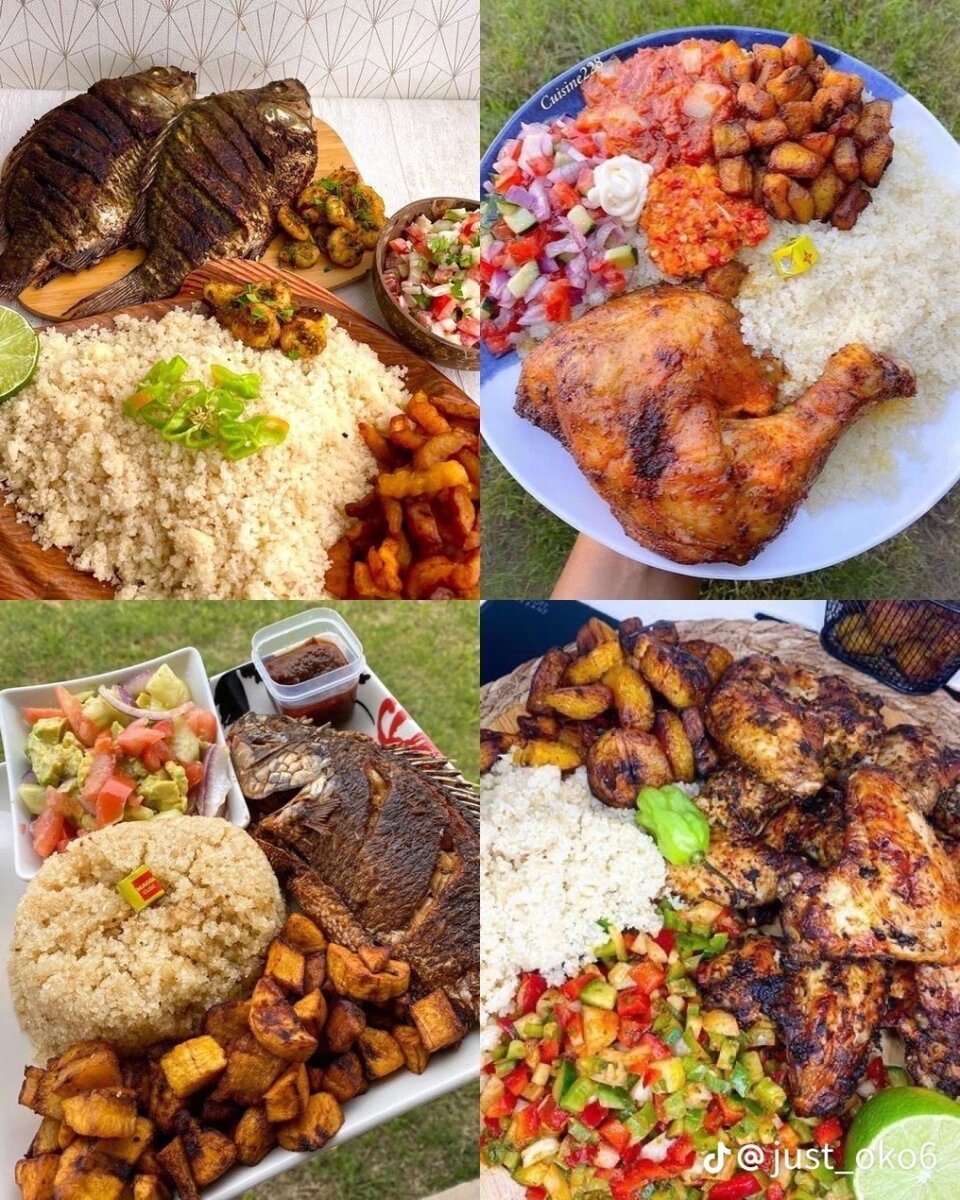 Plats Africains Variés
