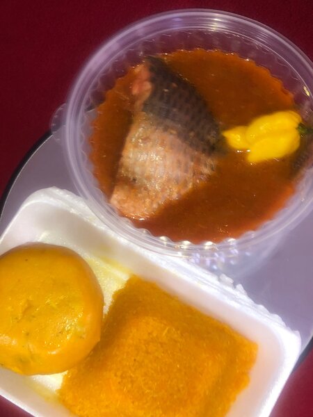 Poisson Épicé avec foufou