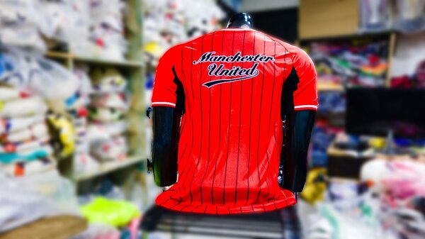 Maillot de football rouge homme