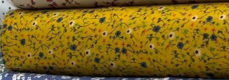 Красивая ткань для пошивая одежды Бельмондо штапель