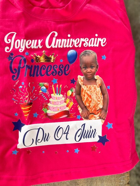 T-shirt Anniversaire Enfant