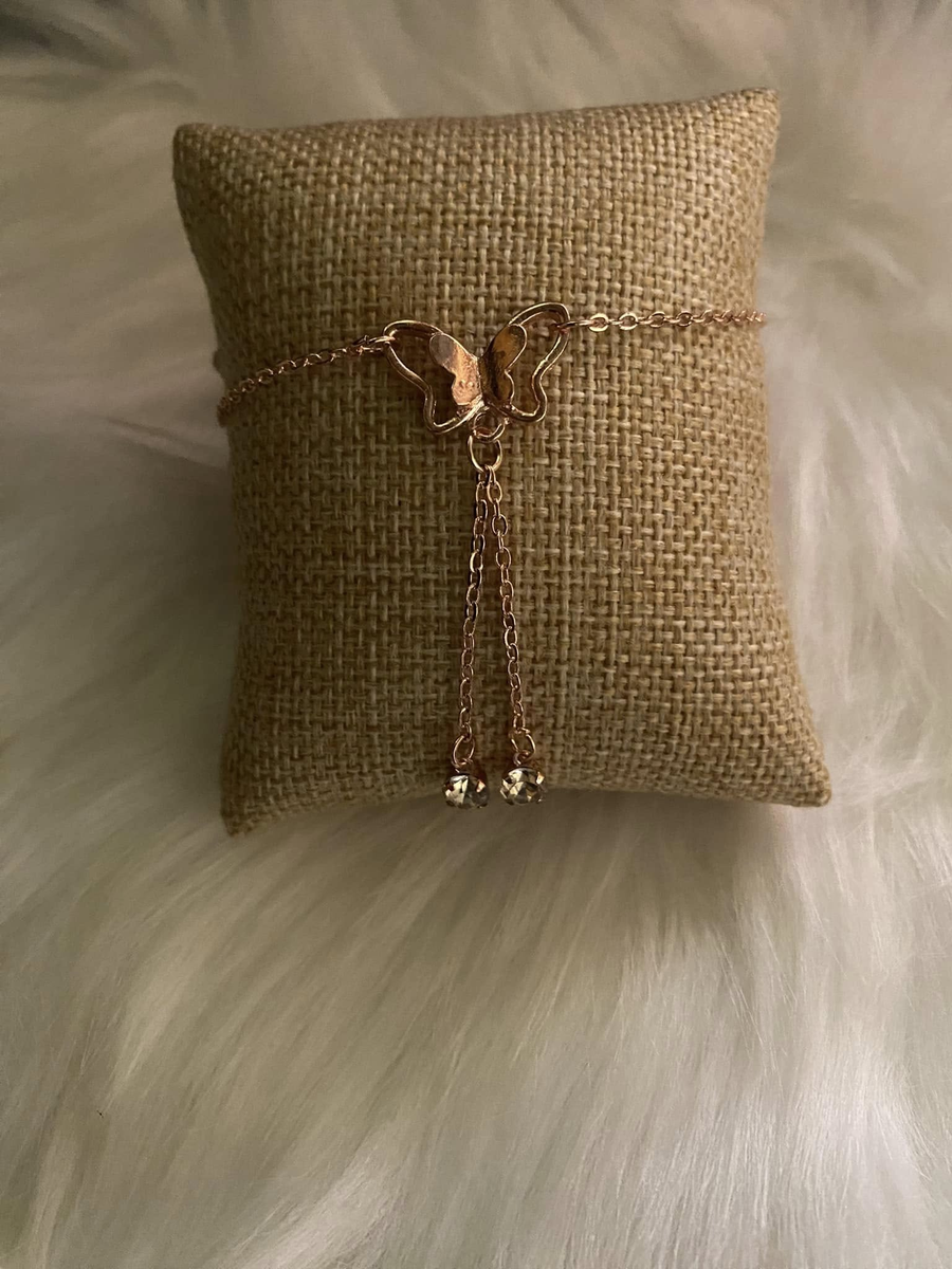 Butterfly braclet gold