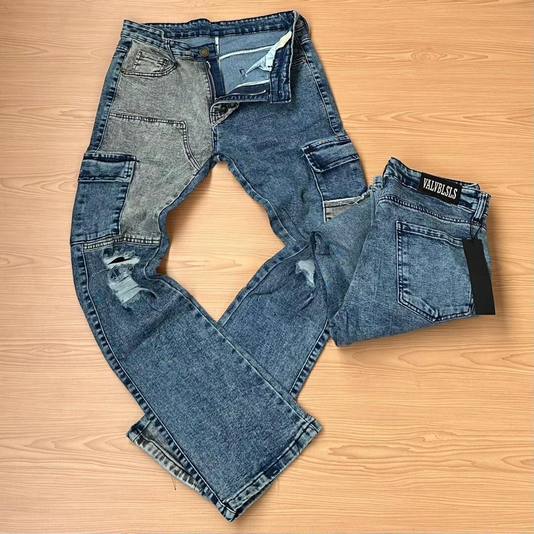 Denim flare jeans