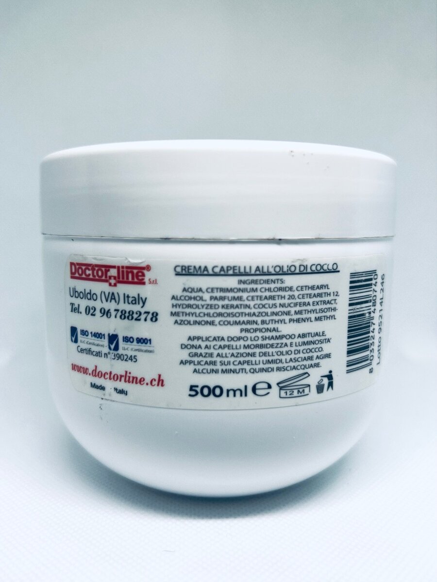 Soin cheveux à Huile de coco