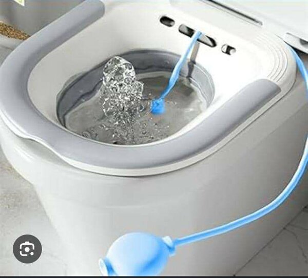 Vagina steaming bowl sit with