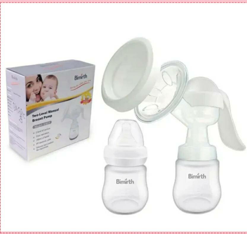 Manual pumps.  Extra feeding bottles. 