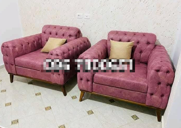 Set of rose armchairs