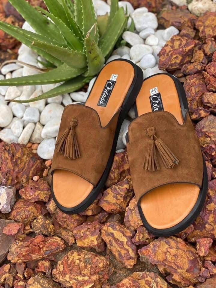 Sandales en cuir pour homme