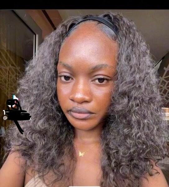 Perruque bandeau effet métisse