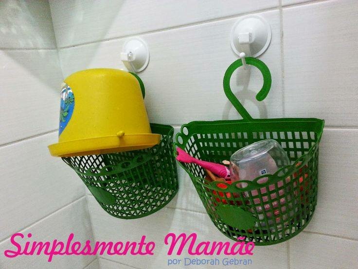 Porte-jouets de bain mural mignon