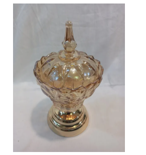 Glass Candy Decor Vase