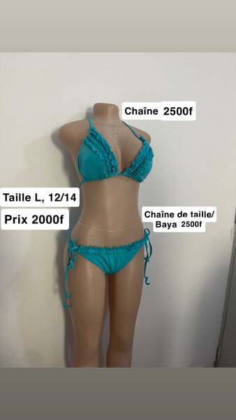Women's Turquoise Bikini Set