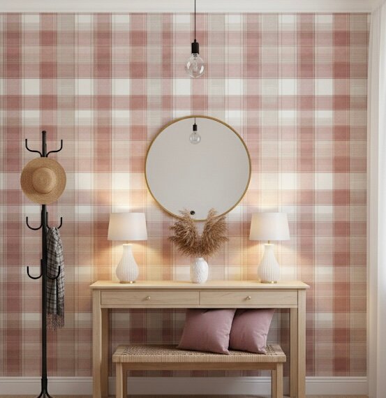 Papier Peint à Carreaux Moderne