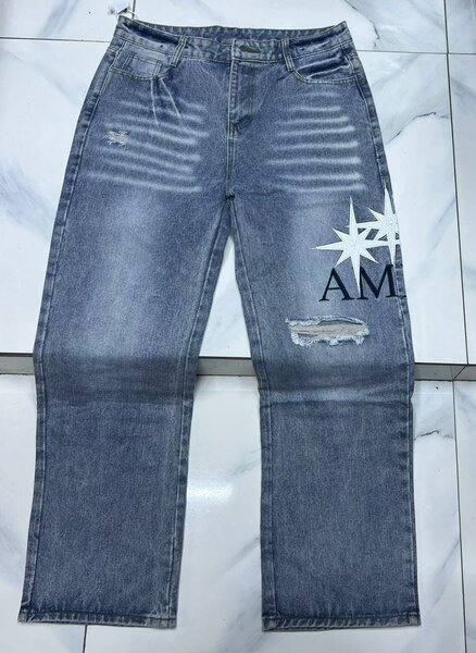 Jean décontracté imprimé homme