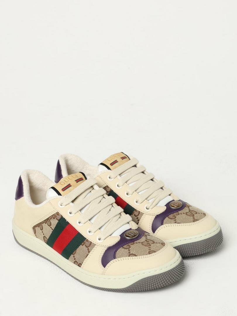 Sneakers en cuir élégant hommes