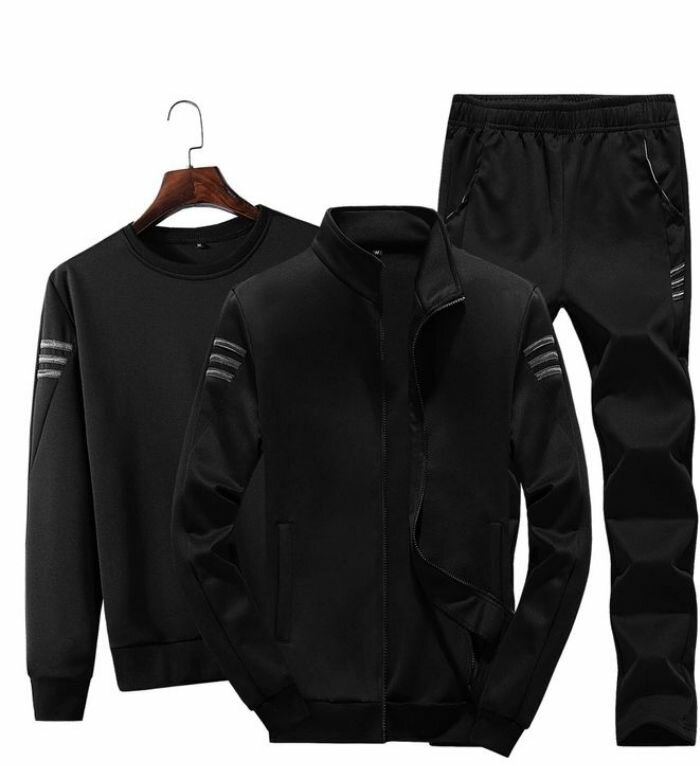 Veste + Pull + Pantalon - Noir