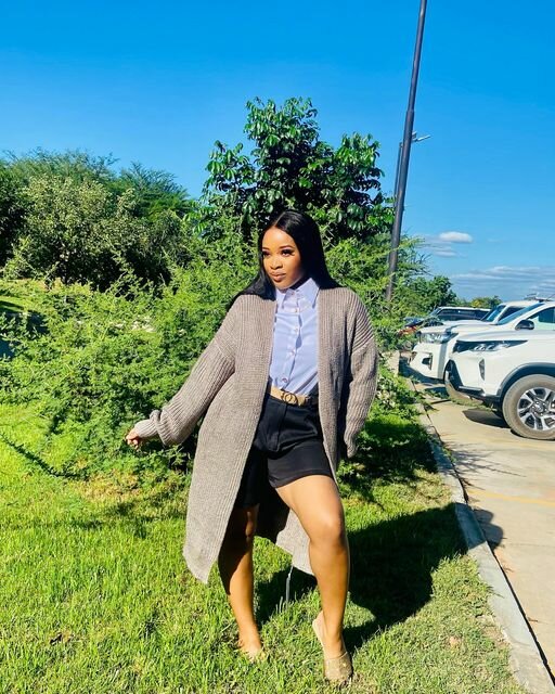 Grey Knitted Cardigan