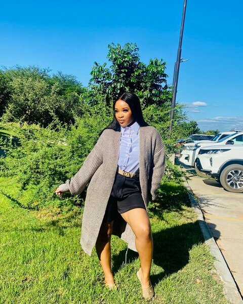 Grey Knitted Cardigan