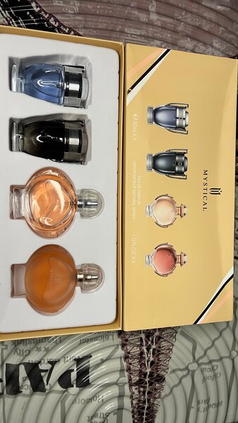 Coffret d'échantillons de parfums