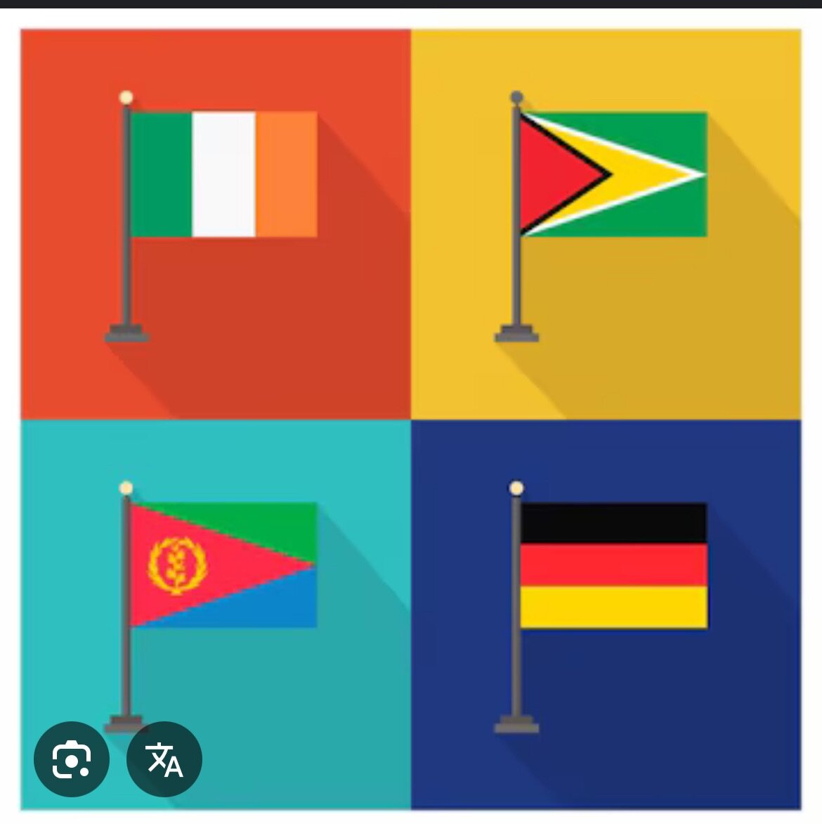 Mini Drapeaux de Bureau