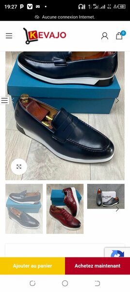 Mocassins en cuir homme élégants