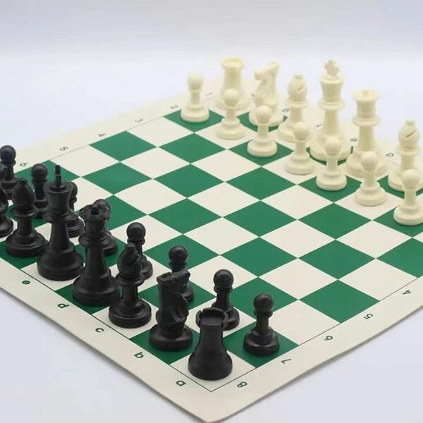 Outdoor Travel Portable Chess Set Barrel Folding Chessboard