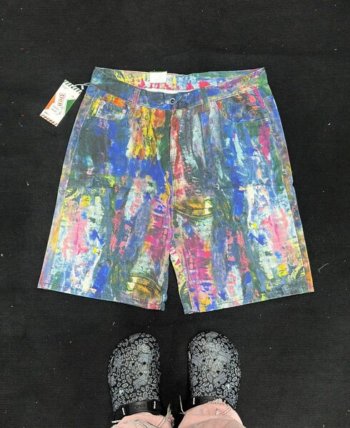 Shorts homme artistiques colorés