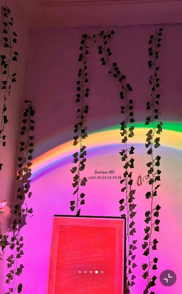 Lampe projecteur LED RGB