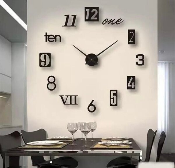 Horloge Murale Design 3D