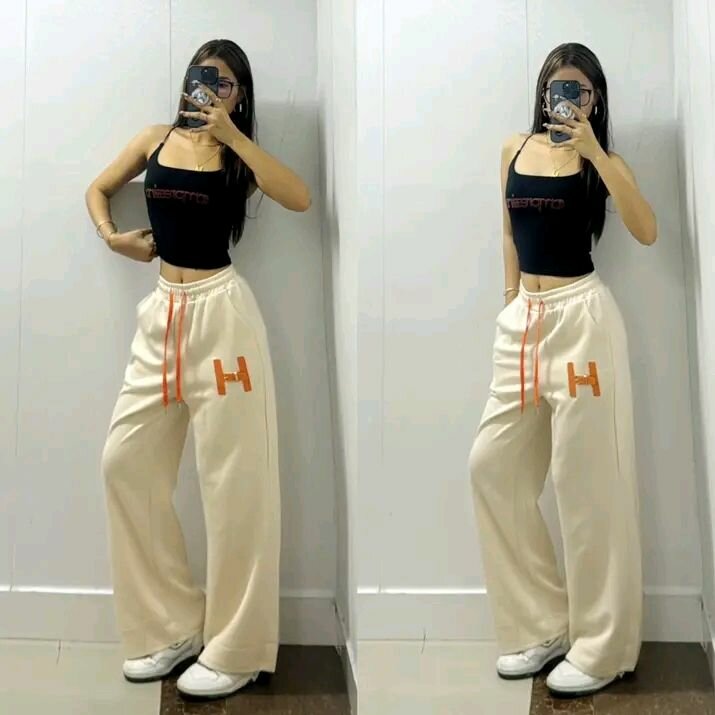 Pantalons larges confortables