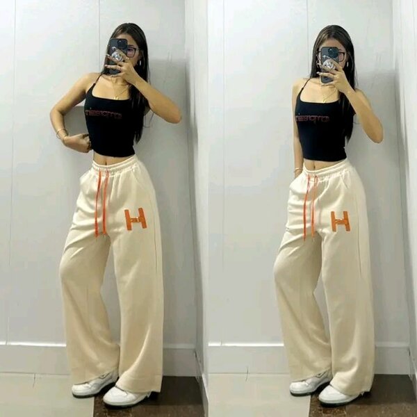 Pantalons larges confortables