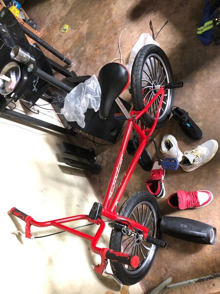 Red BMX