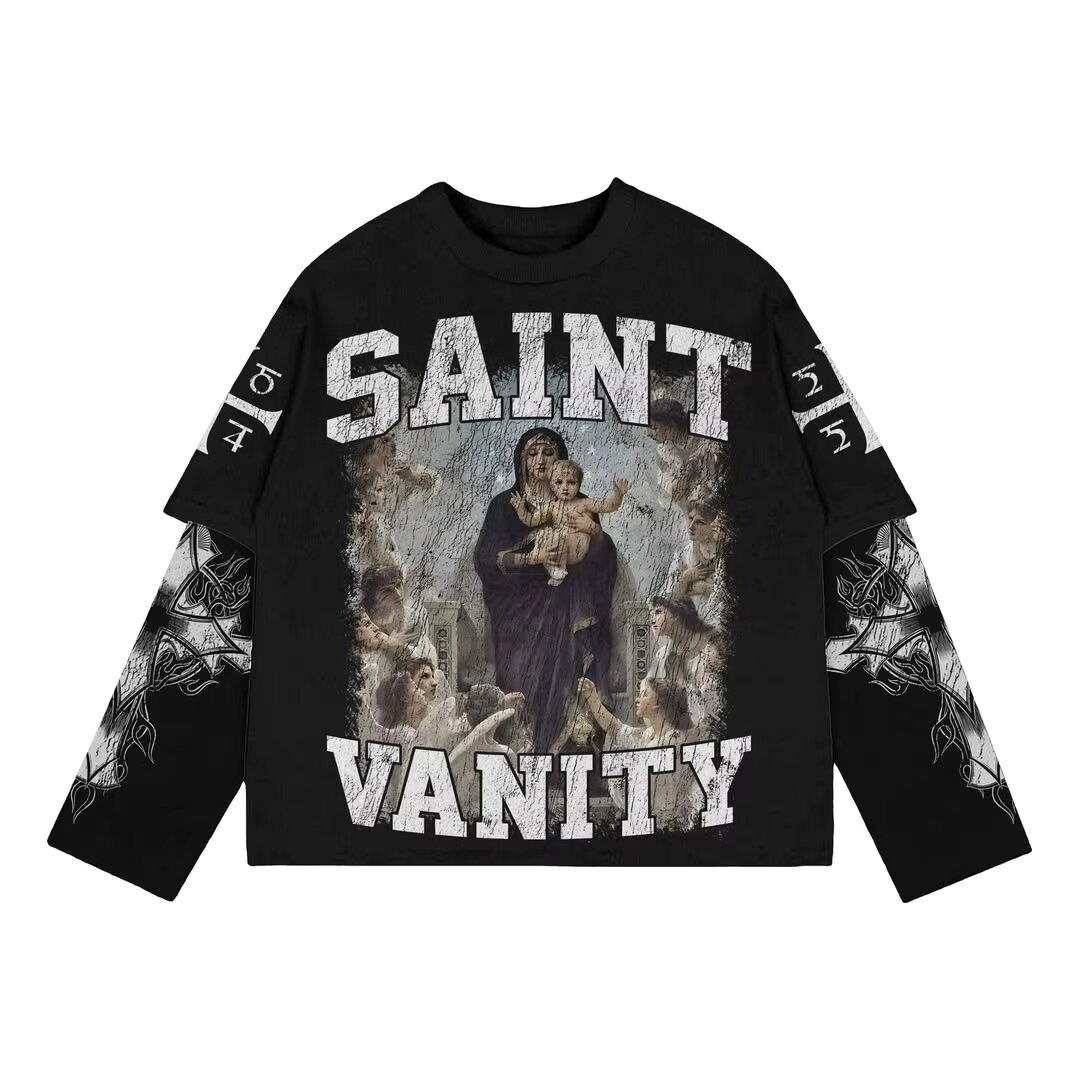 Sweatshirt Vintage Noir 2024