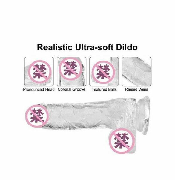 Gros Dildo à ventouse