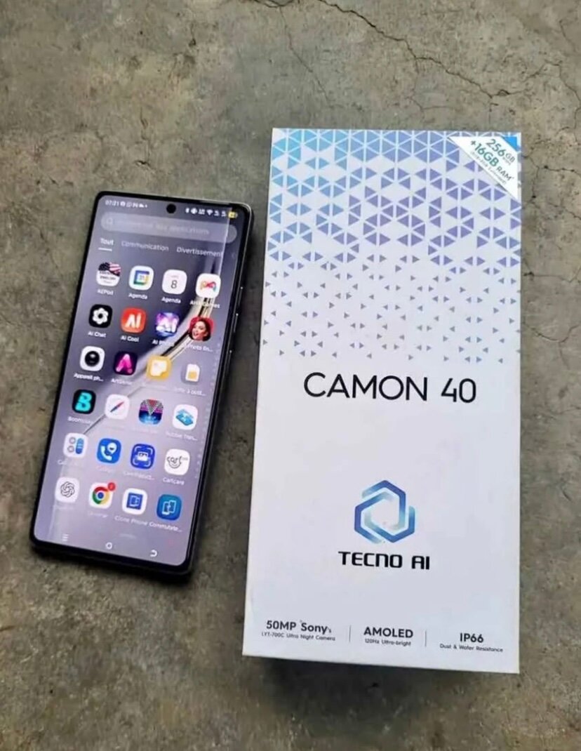 Smartphone Tecno AI Camon 40