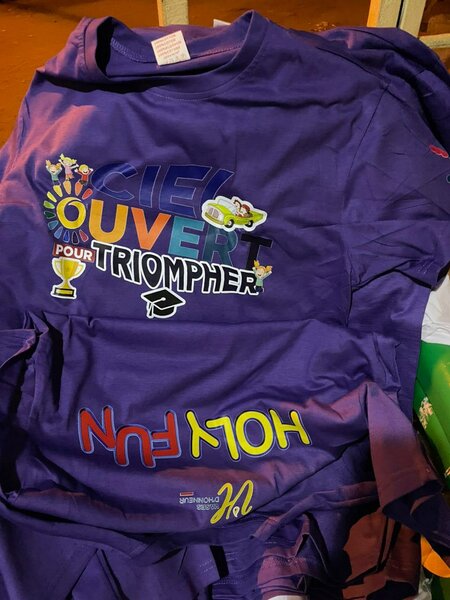 T-shirts colorés "Ciel Ouvert"