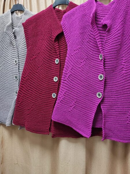 Cardigan en laine à boutons