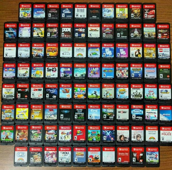 cartouches Nintendo Switch