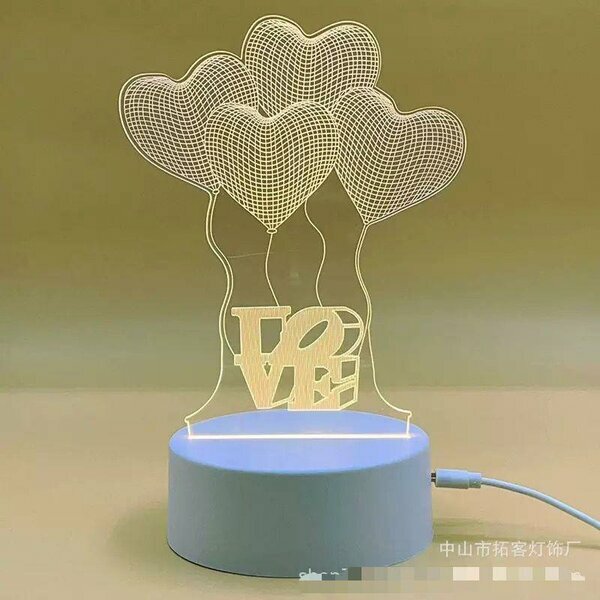 Lampe LED ballons LOVE