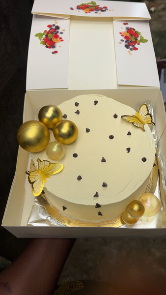 Gâteau anniversaire luxe