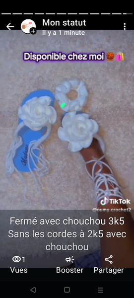 Sandales Crochet Confort