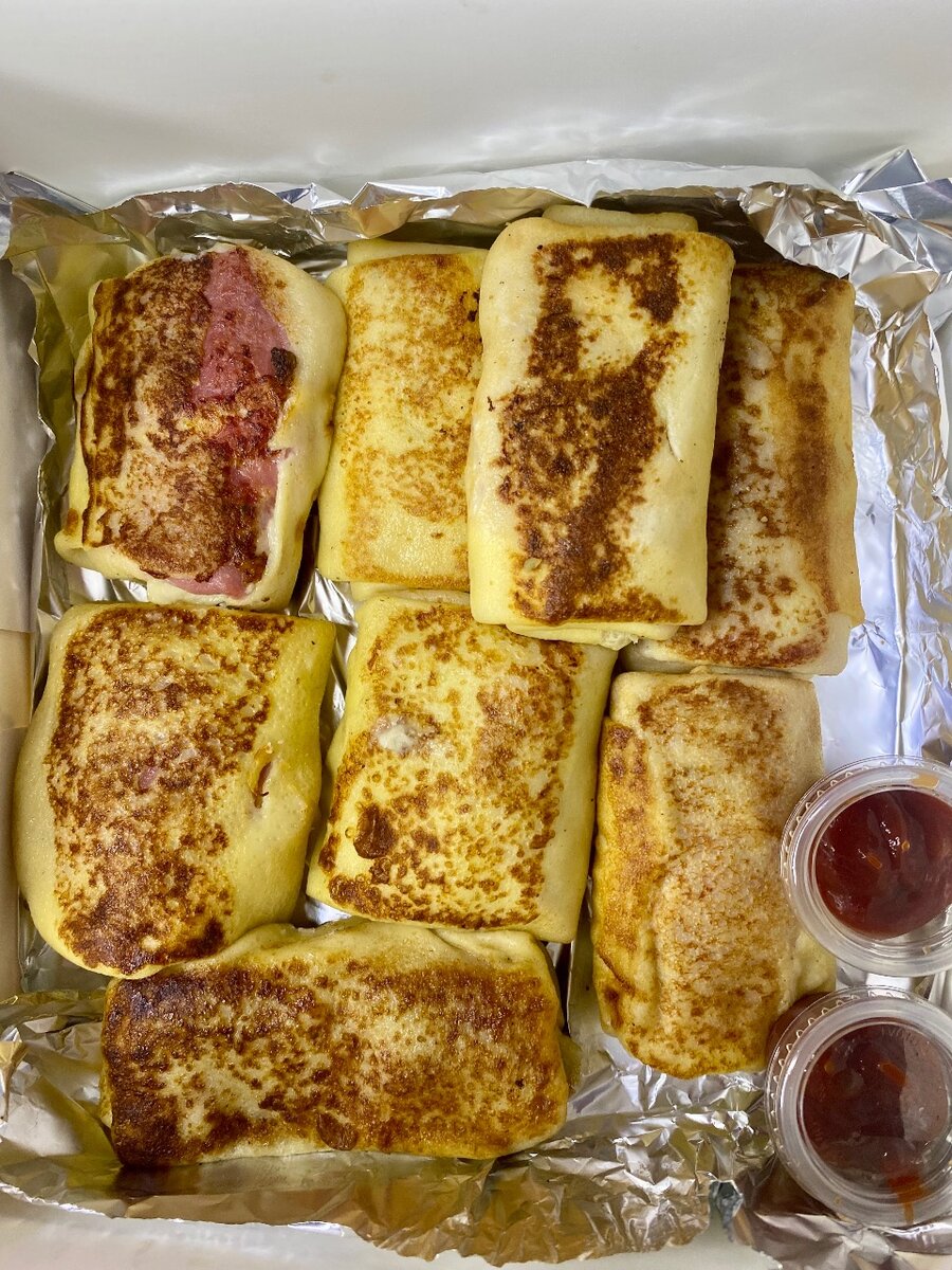 Crêpes salées jambon fromage