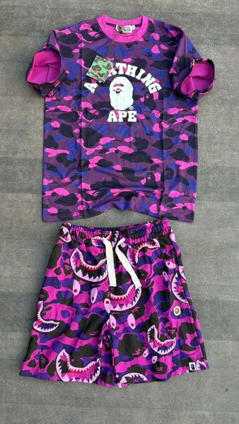 Ensemble T-shirt et Short Camo