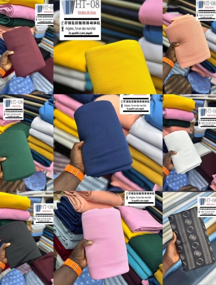 Tissus haut de gamme