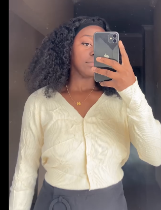  Short knitted cardigan with buttons  size:M