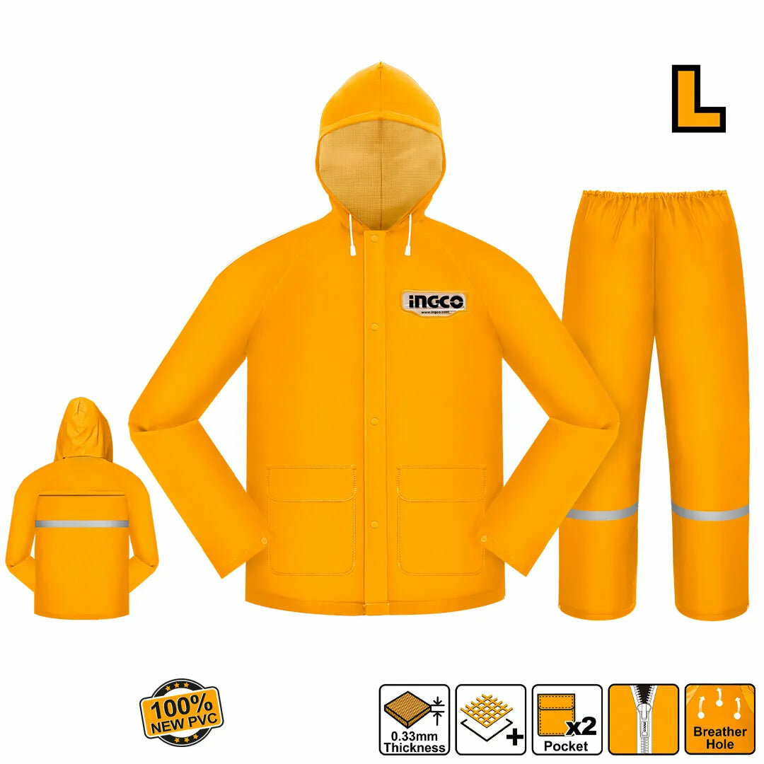 INGCO Costume de Pluie PVC